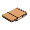 Libreta reciclada con bolígrafo