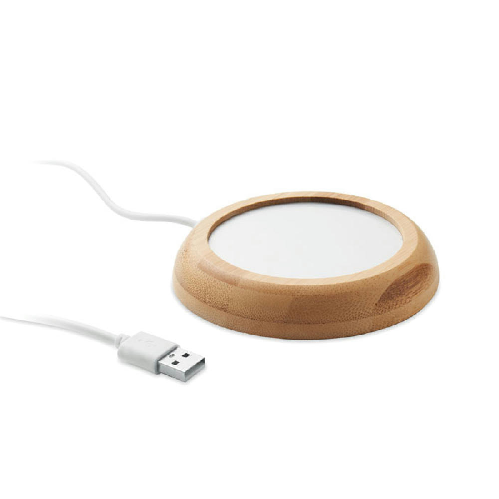 Taza de bambú con USB