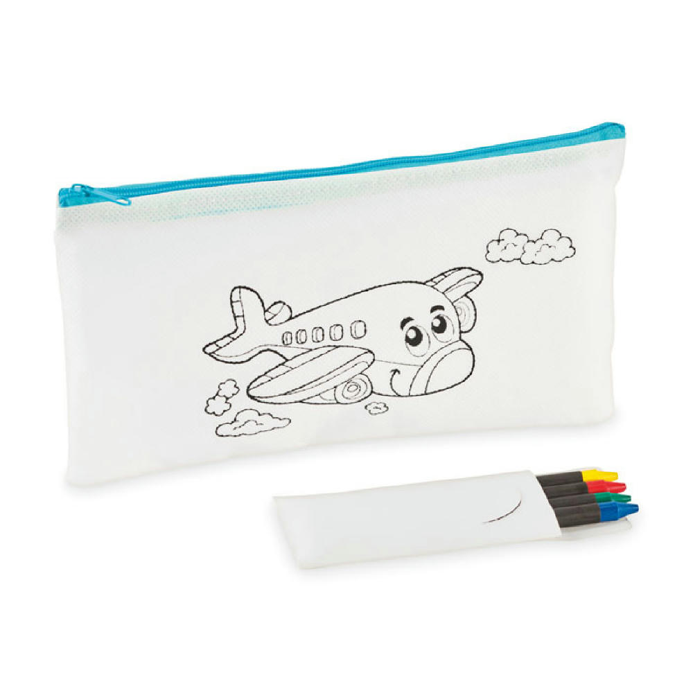Estuche infantil con 4 lápices