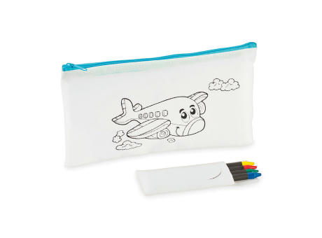 Estuche infantil con 4 lápices