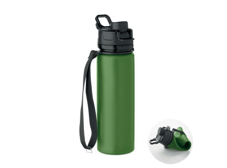 Botella de silicona plegable