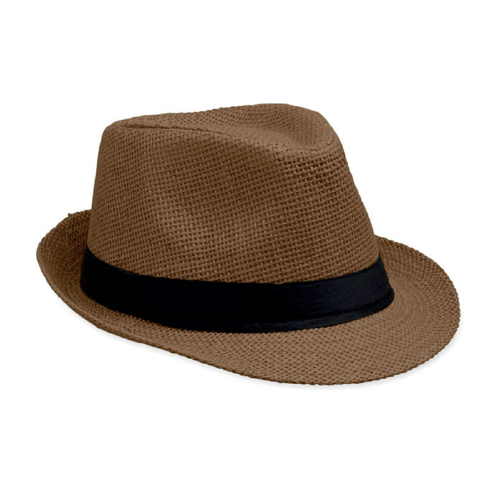 Sombrero de paja de papel