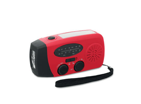Radio portátil linterna LED