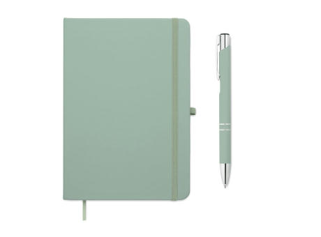 Set libreta A5 PU y boligrafo
