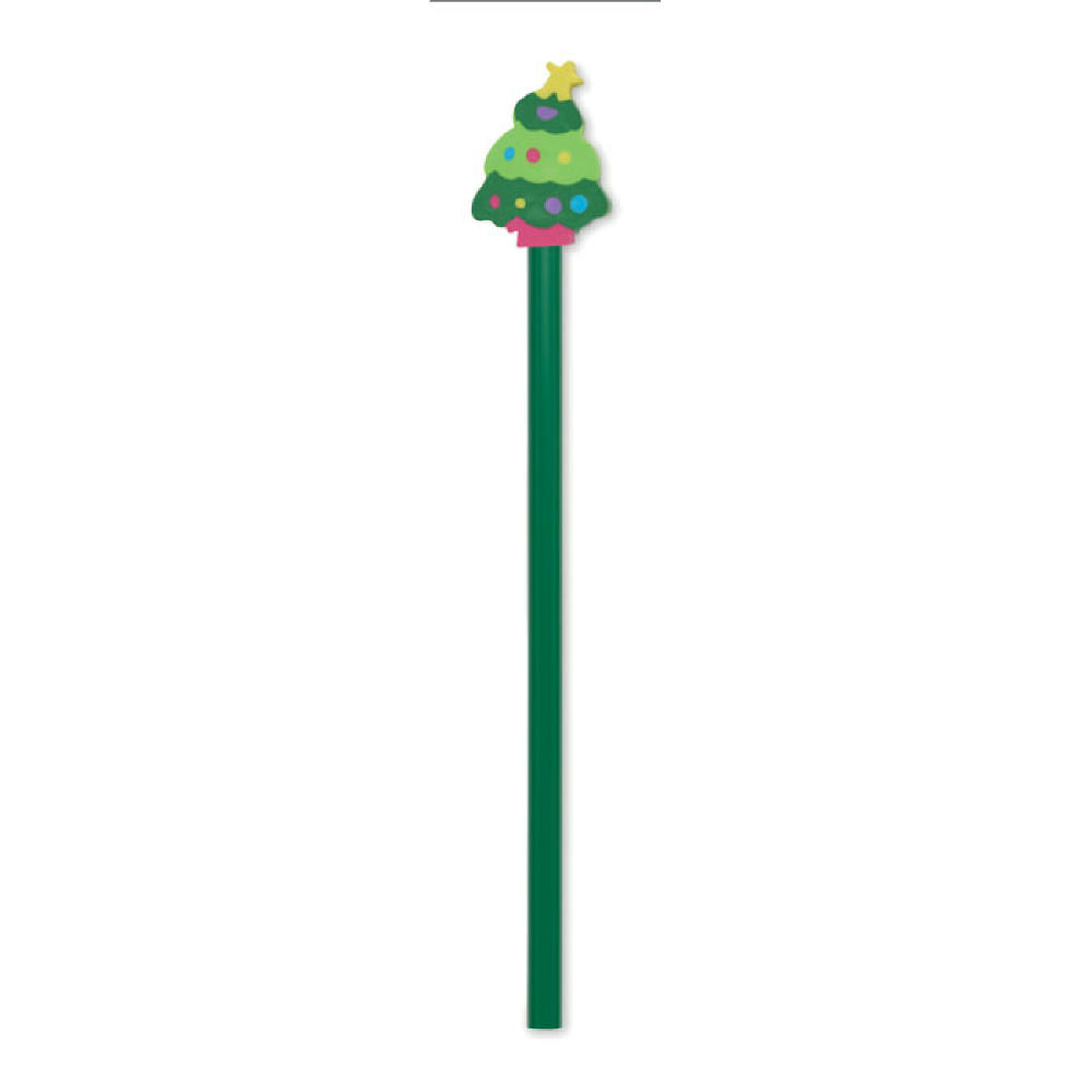 Lápiz Navidad goma de borrar