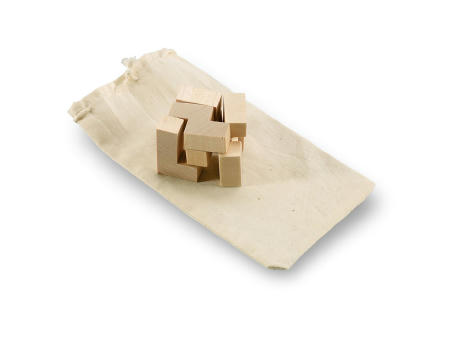 Puzzle de madera en bolsa