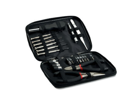 Tool set in aluminium case