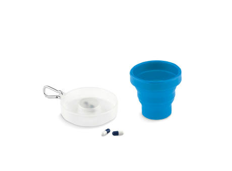 Vaso plegable de silicona