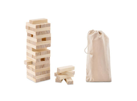 Juego torre de madera