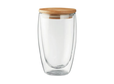 Vaso cristal doble capa 450 ml