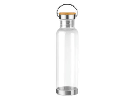 Botella tritan con tapa bambú 8