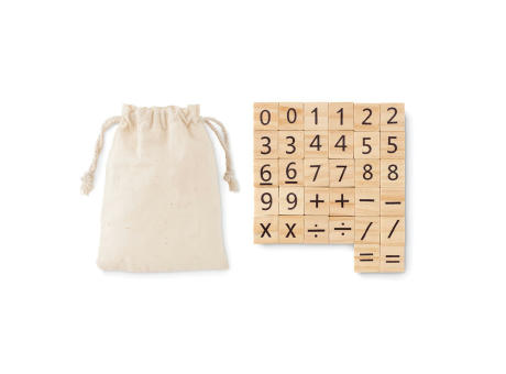 Juego educativo de madera