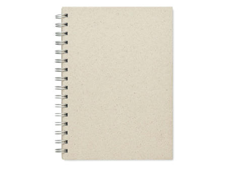 Libreta anillas A5 papel hierba