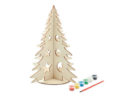 Árbol de Navidad de madera DIY