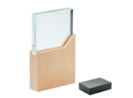 Placa o trofeo de cristal