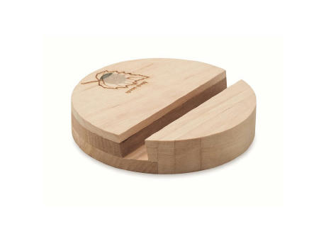 Soporte teléfono de abedul