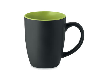 Taza cerámica bicolor 290 ml