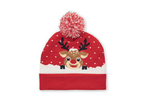 Gorro de punto navideño