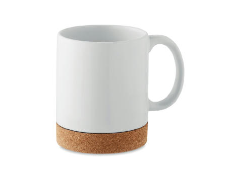 Taza de corcho de cerámica