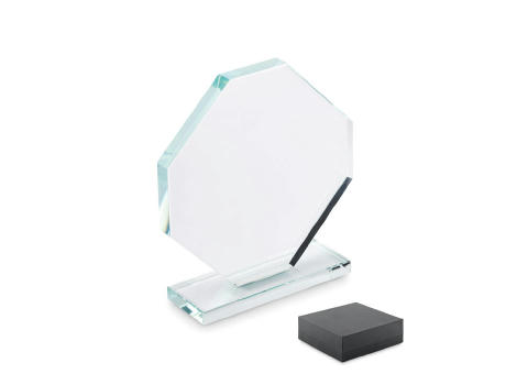 Trofeo de cristal con caja