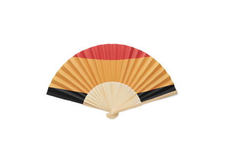 Abanico bambú diseño bandera