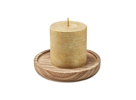 Porta velas madera