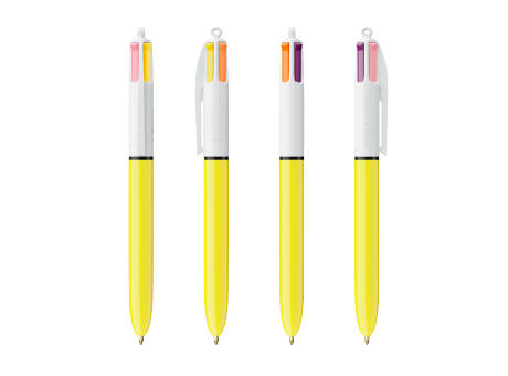 BIC® 4 Colours Sun ballpen + Lanyard