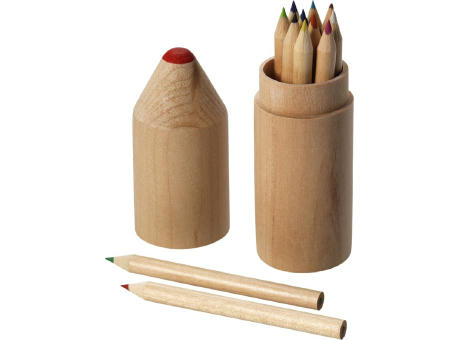 Set de 12 lápices de colores Bossy