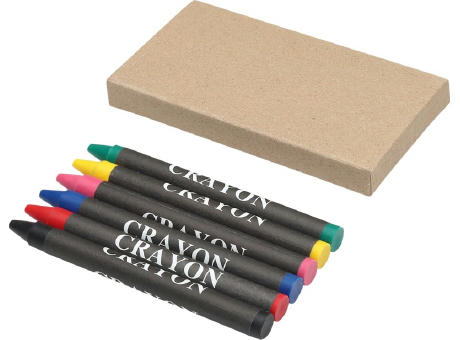 Set de 6 pinturas de cera Ayo