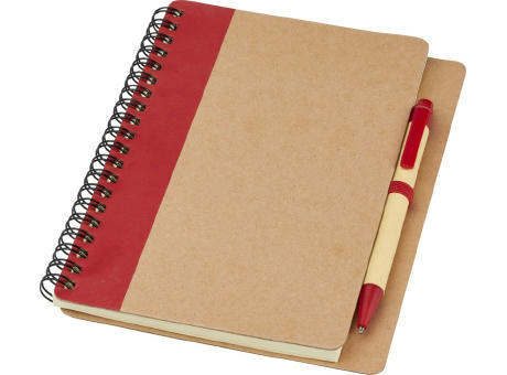Libreta de papel reciclado con bolígrafo Priestly