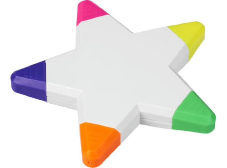 Marcador fluorescente estrella Solvig