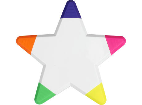Marcador fluorescente estrella Solvig