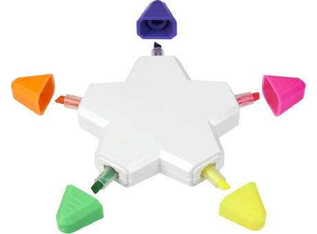 Marcador fluorescente estrella Solvig