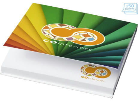 Sticky-Mate® Notas adhesivas de 75x75mm con tapa blanda