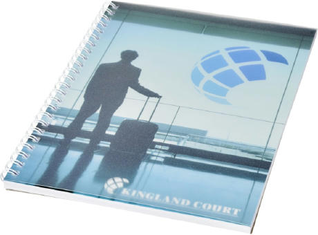 Libreta A5 con espiral y cubierta de PP Desk-Mate®