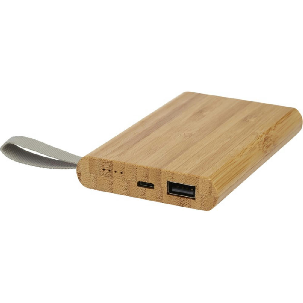 Batería externa de 5000 mAh de bambú Tulda