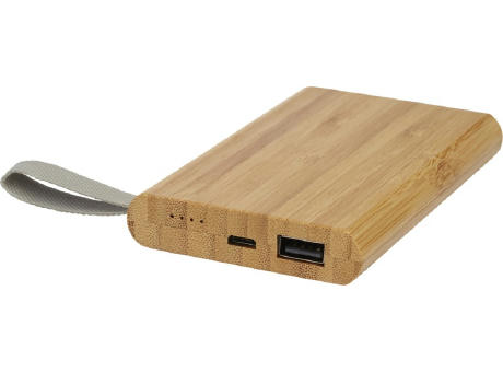 Batería externa de 5000 mAh de bambú Tulda