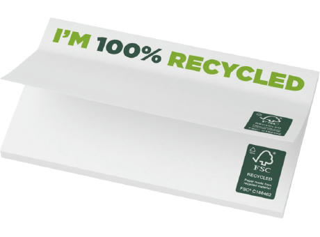 Bloc de notas adhesivas de papel reciclado de 127 x 75 mm Sticky-Mate® 