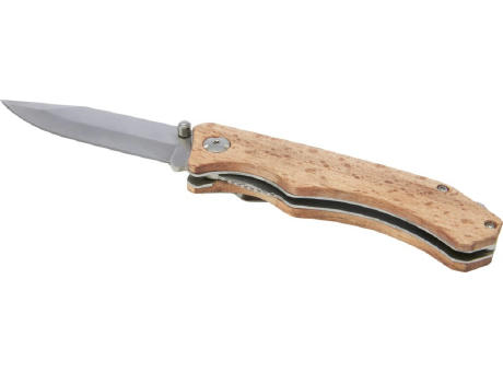 Navaja de madera con clip para cinturón Dave