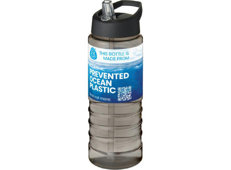Bidón deportivo con tapa con boquilla de 750 ml H2O Active® Eco Treble 