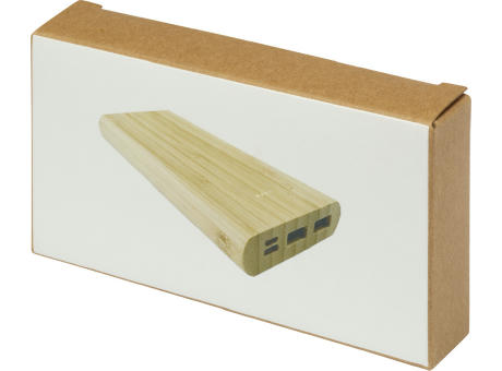 Batería externa de 10,000 mAh de bambú Tulda