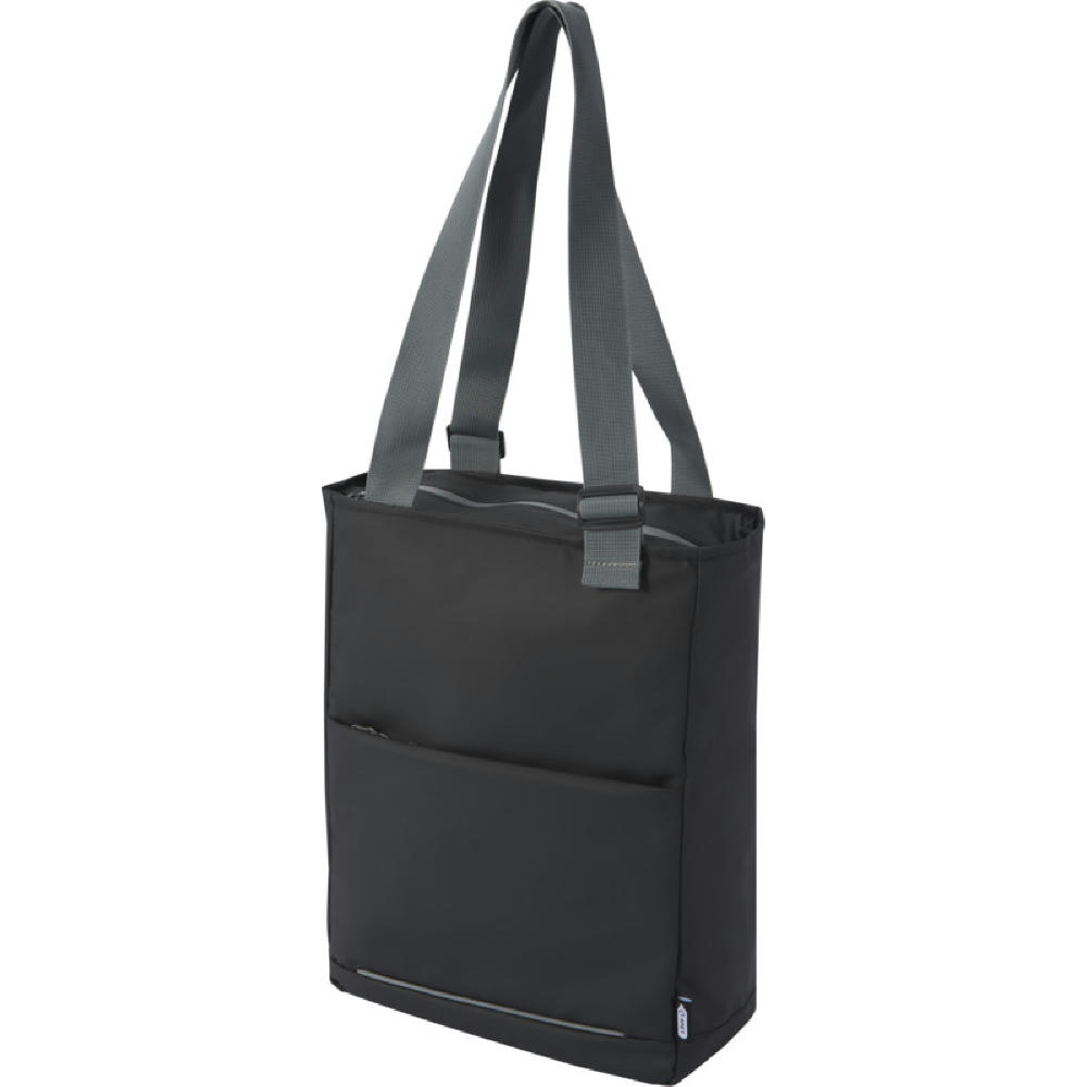 Bolsa Tote para portátil de 14" de material reciclado GRS resistente al agua de 14 l "Aqua"