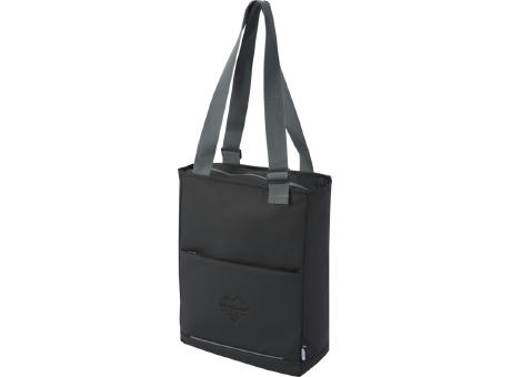 Bolsa Tote para portátil de 14" de material reciclado GRS resistente al agua de 14 l "Aqua"