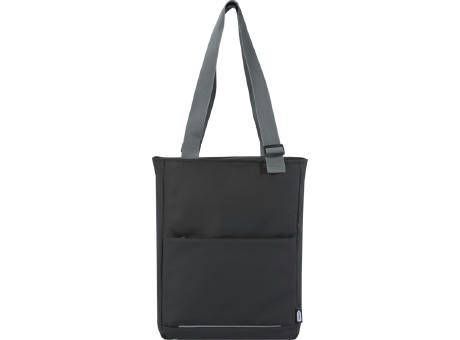 Bolsa Tote para portátil de 14" de material reciclado GRS resistente al agua de 14 l "Aqua"