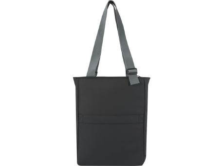 Bolsa Tote para portátil de 14" de material reciclado GRS resistente al agua de 14 l "Aqua"