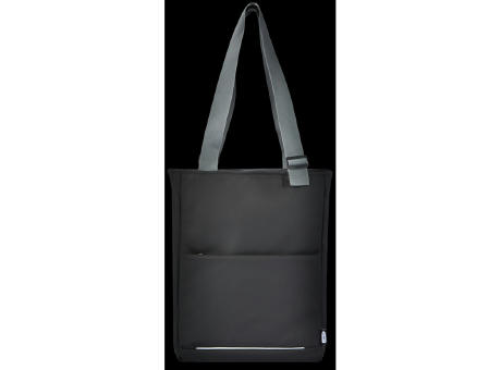 Bolsa Tote para portátil de 14" de material reciclado GRS resistente al agua de 14 l "Aqua"