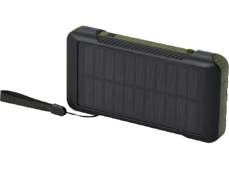 Batería externa de dinamo solar en plástico reciclado de 10 000 mAh con certificación RCS  Soldy 