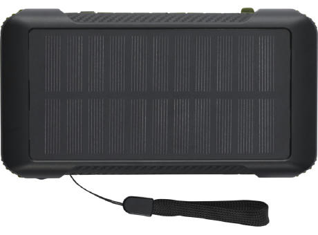 Batería externa de dinamo solar en plástico reciclado de 10 000 mAh con certificación RCS  Soldy 