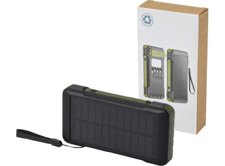 Batería externa de dinamo solar en plástico reciclado de 10 000 mAh con certificación RCS  Soldy 