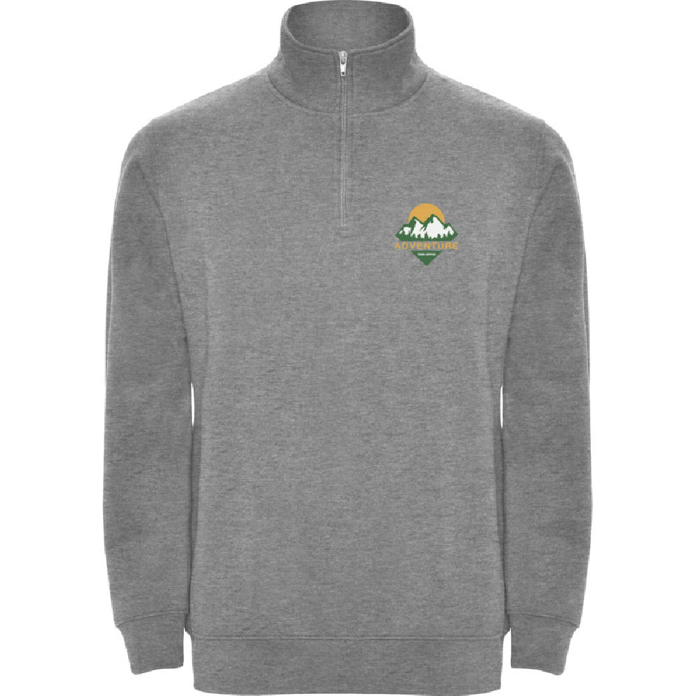 Sudadera con media cremallera de 280 g/m² Aneto